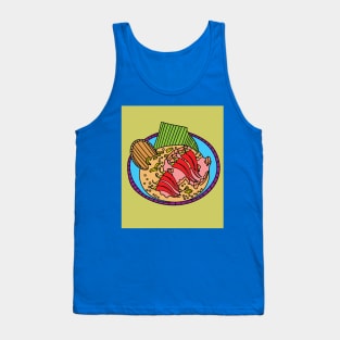 Chilli Spicy Food Vegetable Hot Peppers Tank Top